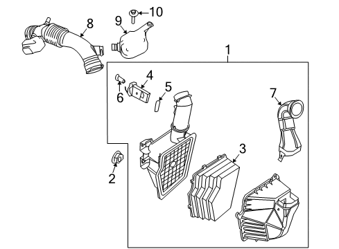 2010 Mercury Milan Air Intake Diagram