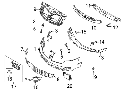 2011 Lincoln MKT Parking Aid Diagram 2 - Thumbnail