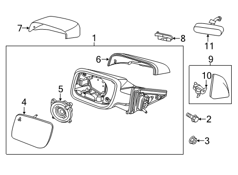 2016 Ford Police Interceptor Utility Mirrors, Electrical Diagram