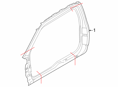 2023 Ford F-350 Super Duty Aperture Panel Diagram