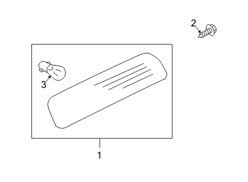 2004 Lincoln Navigator High Mount Lamps Diagram