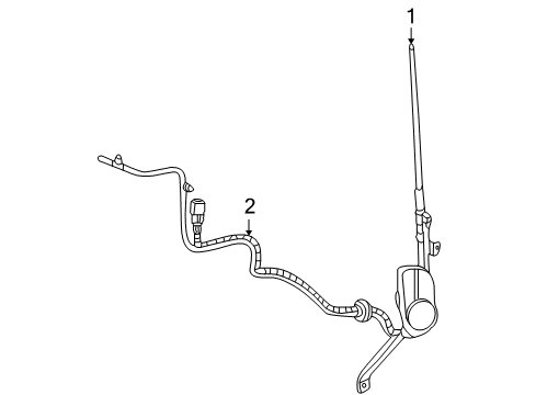 2002 Ford Explorer Antenna & Radio Diagram