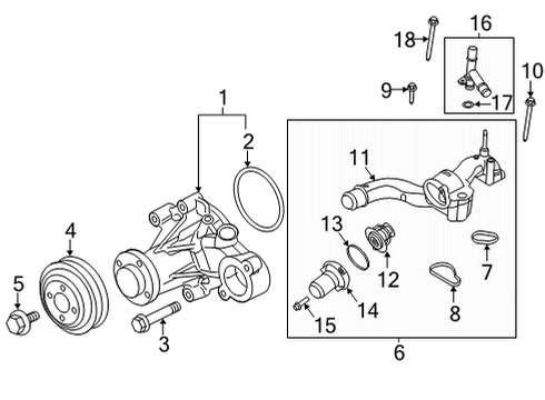 2022 Ford F-150 Water Pump Diagram 11 - Thumbnail