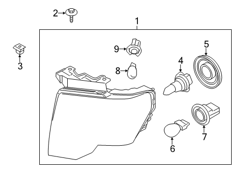 2011 Ford F-150 Bulbs Diagram 6 - Thumbnail