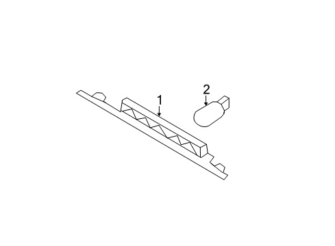 2007 Lincoln MKX Bulbs Diagram