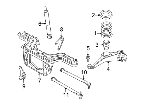 2005 Ford Escape Rear Suspension Diagram 3 - Thumbnail