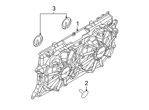 2011 Ford Expedition Cooling System, Radiator, Water Pump, Cooling Fan Diagram