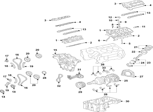 2022 Ford Edge Pump Assembly - Oil Diagram for KT4Z-6600-A