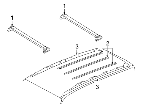 2007 Mercury Mariner Roof Rack Diagram