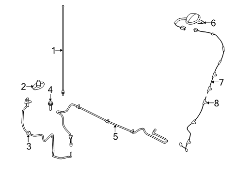 2012 Ford F-150 Antenna & Radio Diagram