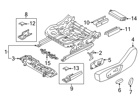 2013 Ford Fusion Knob - Control Diagram for DG9Z-14711-AAY