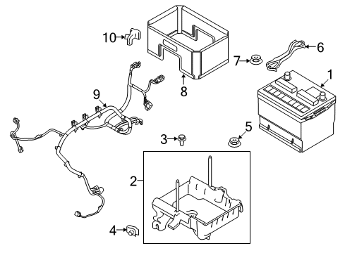 2016 Lincoln MKS Battery Diagram