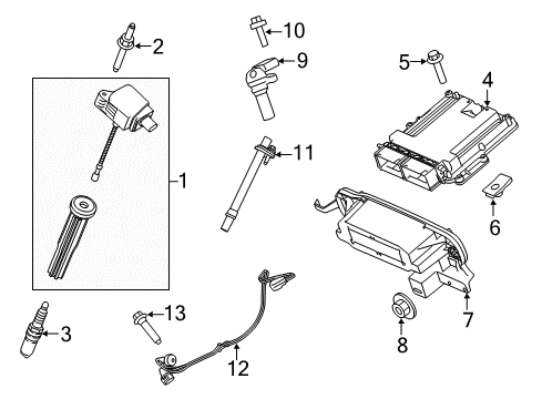 2016 Ford F-150 Ignition System Diagram 1 - Thumbnail