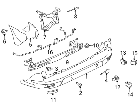 2017 Ford Transit Connect Parking Aid Diagram 7 - Thumbnail