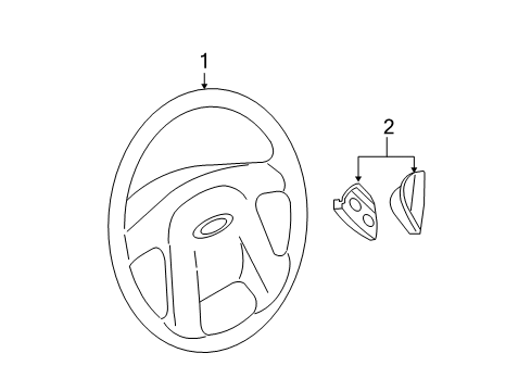 2008 Mercury Mariner Steering Column & Wheel, Steering Gear & Linkage Diagram 9 - Thumbnail