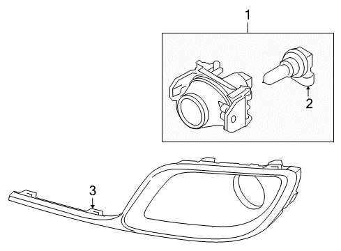 2010 Lincoln MKT Fog Lamps Diagram