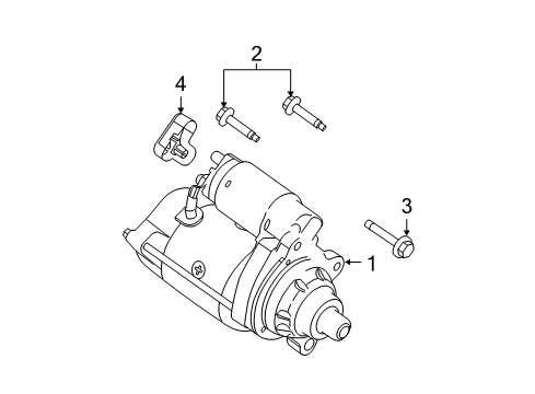 2009 Ford E-350 Super Duty Starter Diagram