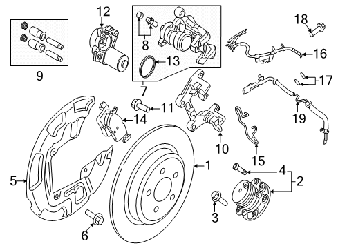 2018 Ford Edge Parking Brake Diagram 3 - Thumbnail