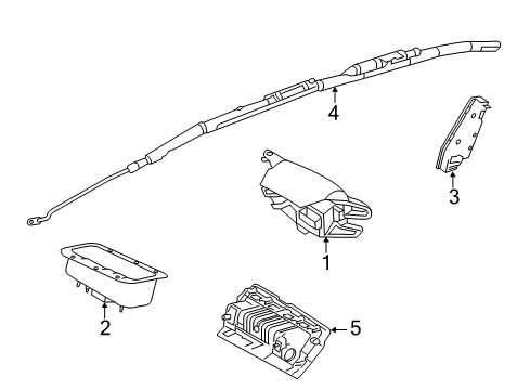 2014 Ford Focus Air Bag Components Diagram