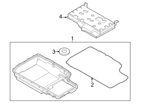 2023 Ford F-350 Super Duty Transmission Components Diagram 2 - Thumbnail