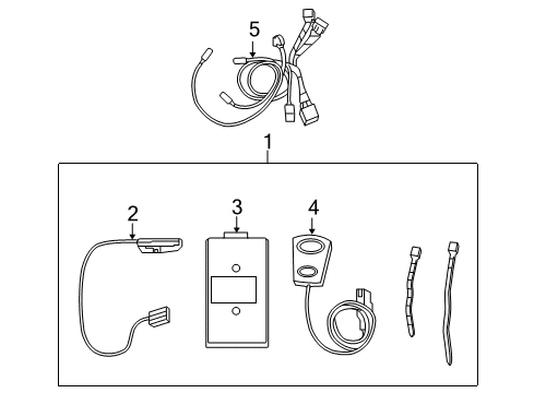 2008 Ford Taurus X Communication System Components Diagram