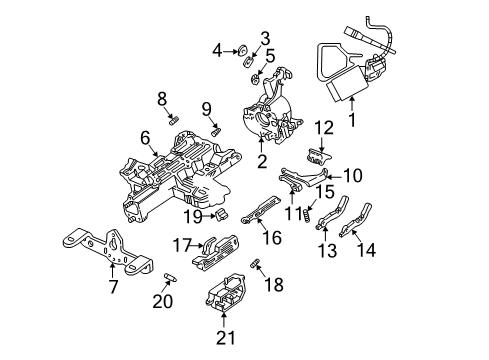 2006 Mercury Grand Marquis Housing & Components Diagram