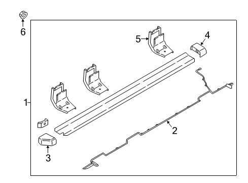 2017 Ford F-350 Super Duty Running Board Diagram 10 - Thumbnail