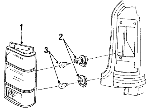 1992 Ford Explorer Bulbs Diagram