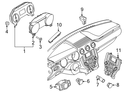 2022 Ford Mustang Headlamps Diagram 4 - Thumbnail