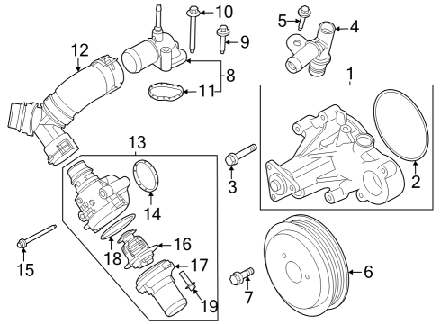 2024 Ford Mustang Water Pump Diagram