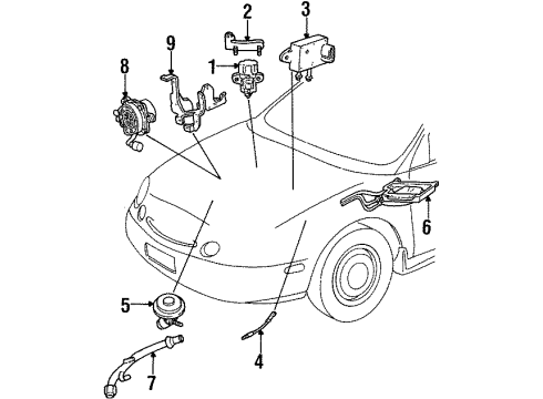 1999 Mercury Sable A.I.R. System Diagram 2 - Thumbnail