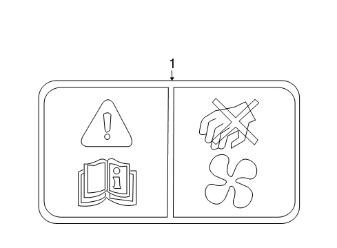 2003 Lincoln Town Car Information Labels Diagram