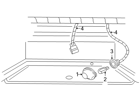 2010 Ford F-250 Super Duty Bulbs Diagram 9 - Thumbnail