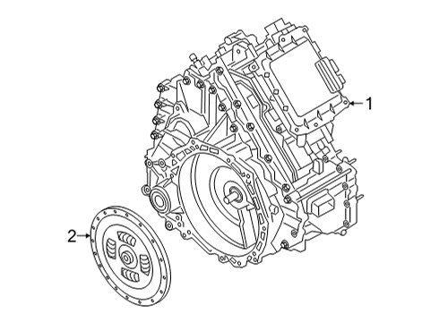 2022 Lincoln Corsair Transaxle Parts Diagram