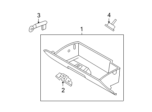 2007 Ford Five Hundred Glove Box Diagram