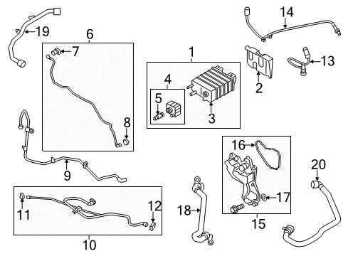 2014 Ford Escape Emission Components Diagram