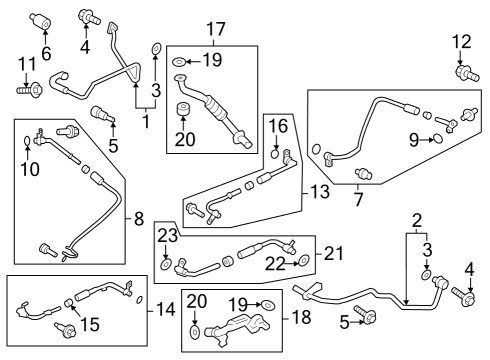 2022 Ford Expedition Hoses & Lines Diagram