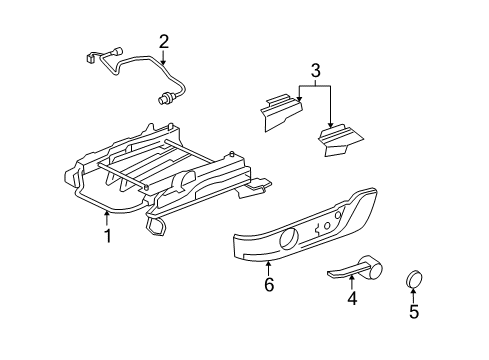 2014 Ford Mustang Tracks & Components Diagram