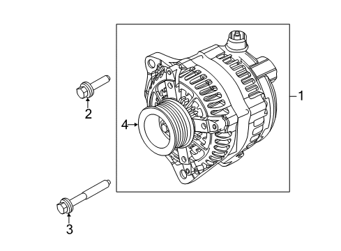 2016 Ford F-350 Super Duty Alternator Diagram 3 - Thumbnail