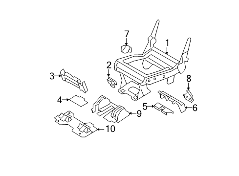 2017 Ford Expedition Tracks & Components Diagram