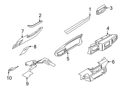 2021 Ford Police Interceptor Utility Instrument Panel Diagram