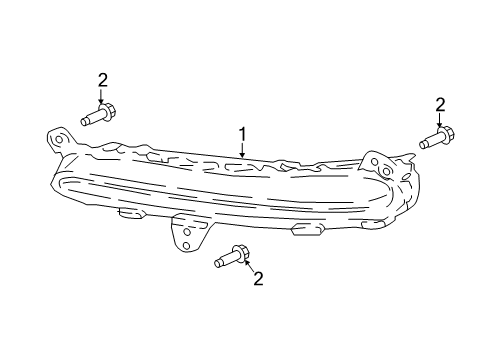 2022 Lincoln Navigator Lamp Assembly Diagram for JL7Z-15A201-B