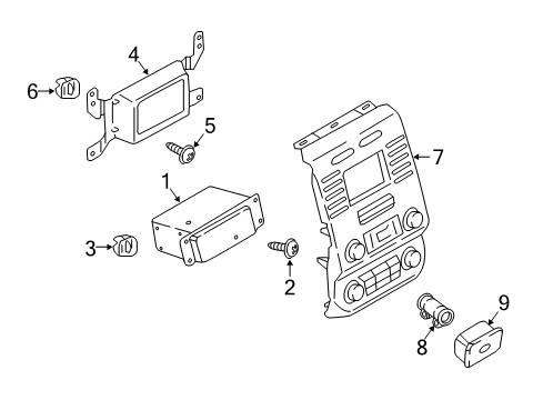 2019 Ford F-350 Super Duty Sound System Diagram