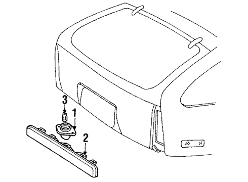 1995 Mercury Sable Bulbs Diagram 3 - Thumbnail