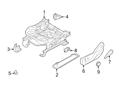 2023 Ford F-150 Lightning Tracks & Components Diagram 3 - Thumbnail