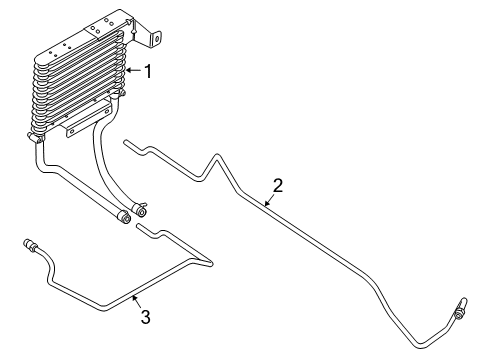 2003 Ford Ranger Trans Oil Cooler Diagram 1 - Thumbnail