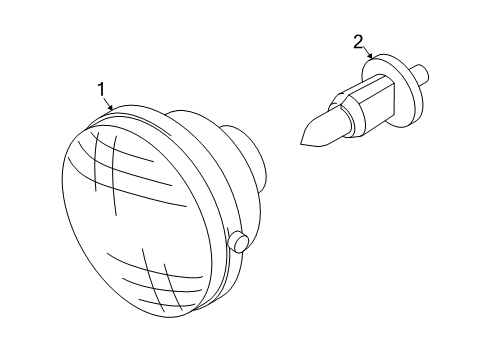 2002 Ford Focus Front Lamps - Fog Lamps Diagram