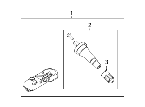 2010 Lincoln MKZ Tire Pressure Monitoring Diagram