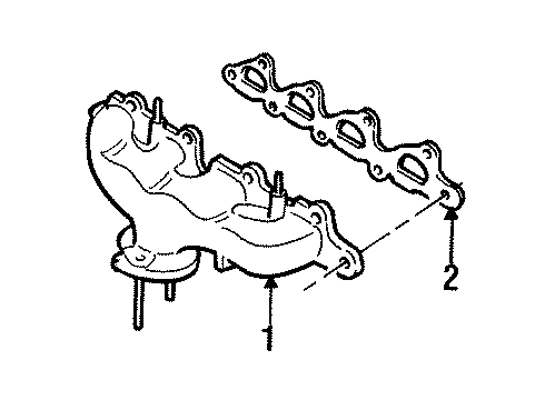 2001 Ford Escort Exhaust Manifold Diagram