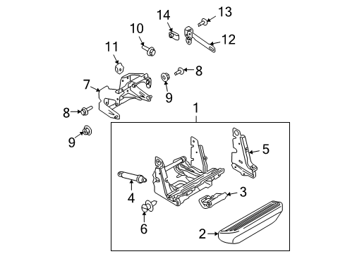 2012 Ford F-150 Running Board Diagram 15 - Thumbnail